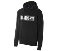 HSV Kapuzenpullover "Sönke" mit Hamburg-Schriftzug - Schwarz L