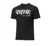 HSV Hamburger SV T-Shirt Shirt ** Mein Hamburg - Abschlach! ** (DE/NL/SE/PL, Alphanumerisch, M, Regular, Regular, Schwarz)