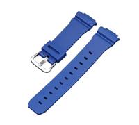 HTHRRFE 16 mm Silikon-Gummi-Uhrenarmband, kompatibel mit Casio DW-5600 GW-M5610 G-5600 GW-B5600 DW-6900 GA-2100 9052 Serie, Sport-Ersatzband, Black Buckle, Azetat, Kein Edelstein