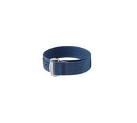 HTHRRFE 20 mm atmungsaktives Nylonarmband, kompatibel mit Omega 300/600/150 Tudor, gewebtes Canvas-Uhrenarmband, Stoffarmband, Faltschließe, Armband for Herren(Royal blue silver,22mm)