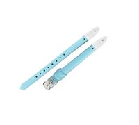 HTHRRFE Armband aus echtem Leder, modisches Damenarmband, kleines Band 8 mm, kompatibel mit Fossil ES4340 ES4119 ES4000 Uhrenarmband mit Schraube(Light Blue,Rose-K1-8mm)