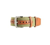 HTHRRFE Atmungsaktive, freundliche Nylon-Uhrenarmbänder, kompatibel mit Rolex Seiko Hamilton Omega Khaki Field Retro, wasserdichtes Schweißdacharmband 20 22 mm(Army green-Steel,22mm)