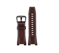 HTHRRFE Canvas-Leder-Uhrenarmband, kompatibel mit Casio GST-B100 S130 W300GL 400G W330 GST-W120L S120 W130L S100-Serie, Uhrenzubehör