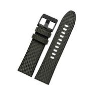 HTHRRFE Canvas Silikon Uhrenarmband kompatibel mit DIESEL Dz4500 Dz4506 DZ7420 Herren Officer Series 24 26mm 28mm Zubehör Nylon Uhrenarmband(Army Green-black,28mm)