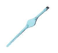HTHRRFE Echtleder-Uhrenarmbänder, kompatibel mit Fossil ES3077 ES2830 ES3262 ES3060. Stilvolle 8-mm-Uhrenarmbänder for Damen, kleines Armband(Light Blue,Steel-K1-8mm)