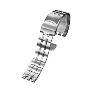 HTHRRFE Edelstahl-Armband, Uhrenarmband, kompatibel mit Swatch YCS410GX 482 501 YAS, Herren-/Damen-Metall, 17 19 21 mm, Uhrenarmband H(Swq-G27 silver,21mm)