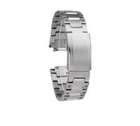 HTHRRFE Gummi-Silikon-Armband kompatibel mit Casio Edifice EFB-680 ECB10YD Uhrenarmband for Herren Ocean Heart EFB680 konvex 12 mm 14 mm Armband(B silver,14mm)