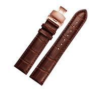 HTHRRFE Kalbsleder-Armband, blau, for Herren und Damen, mit Faltschließe, kompatibel mit Mido, Omega, CITIZEN, Blue Angel, Zubehör 20, 22, 23(Blue White,14mm)