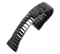 HTHRRFE Keramik-Uhrenarmband, kompatibel mit Rado Sintra-Serie, schwarzes Keramikarmband, Damen und Herren, 17 mm, 26 mm(17mm)