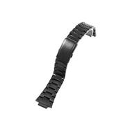 HTHRRFE Kompatibel mit Casio EFB-680/ECB-10YD Armband, Stahlarmband, konvexe Schnittstelle, Edelstahl-Uhrenarmband, Herrenuhr-Zubehör, 14 x 26 mm(Noir)