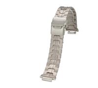 HTHRRFE Kompatibel mit Casio GA2100 2110 GA-B2100 Uhrenarmband aus Titanlegierung, Schnelladapter GA-2100 Armband mit Faltschließe, Uhrenzubehör(Titanium gray,For GM-2100)