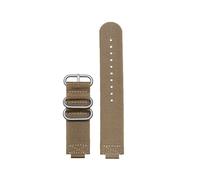 HTHRRFE Kompatibel mit Casio GBA-800-1A GBA-800-7A GBA-800 GMA-B800 GA-800 GBD-800 GA110 Nylon Canvas Uhrenarmband Herren Sportarmband 16 mm(Khaki silver)