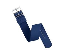 HTHRRFE Kompatibel mit Tudor Black Bay FXD-Serie M25707 M79363N Fluorkautschukarmband 20 mm 21 mm 22 mm Kompatibel mit Omega IWC Rolex Gummiarmband(Blue Silver,20mm width)