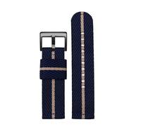 HTHRRFE Schnellverschluss-Nylonband, kompatibel mit Casio PROTREK PRW-6600 PRG-600YB PRG-650 GA2000, Herren-Sportarmband aus wasserdichtem Segeltuch, 24 m(Blue beige-black)