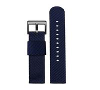 HTHRRFE Schnellverschluss-Nylonband, kompatibel mit Casio PROTREK PRW-6600 PRG-600YB PRG-650 GA2000, Herren-Sportarmband aus wasserdichtem Segeltuch, 24 m(Blue black-black)