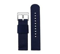HTHRRFE Schnellverschluss-Nylonband, kompatibel mit Casio PROTREK PRW-6600 PRG-600YB PRG-650 GA2000, Herren-Sportarmband aus wasserdichtem Segeltuch, 24 m(Blue black-steel)