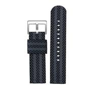 HTHRRFE Schnellverschluss-Nylonband, kompatibel mit Casio PROTREK PRW-6600 PRG-600YB PRG-650 GA2000, Herren-Sportarmband aus wasserdichtem Segeltuch, 24 m(Black gray-steel)