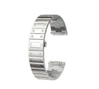 HTHRRFE Schnellverschluss-Uhrenarmband for Herren, 21 mm, kompatibel mit Cartier Santos WHSA0010, WHSA0009, WHSA0007, Edelstahl-Armband(A Rose gold)