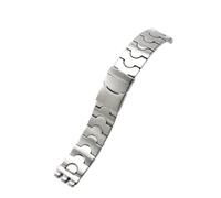 HTHRRFE Solide, raffinierte Stahlgürtel-Herren-Damen-Uhrenkette, kompatibel mit Swatch YCS Yas YGS Ygs749g, dreigabeliges konkav-konvexes Armband 17 mm 19 mm(SWQ-G03-17mm)