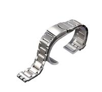 HTHRRFE Sondermodell, 22 mm massives Edelstahl-Armband, kompatibel mit Swatch YRS403 406 G007401 402 409 410, silbernes Uhrenarmband(SWQ-06(20mm))