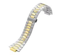 HTHRRFE Uhrenarmband kompatibel mit Patek Philippe Nautilus 5711/5726, feines Stahl-Uhrenarmband, männlich, konvex, Edelstahl, Uhrenzubehör, 25 mm(Silver gold)