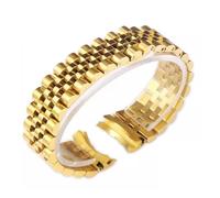 HTHRRFE Uhrenarmband kompatibel mit Rolex DATEJUST DAY-DATE OYSTERPERTUAL DATE Edelstahl-Uhrenzubehörband 13 mm 17 mm 20 mm Uhrenarmband(Gold 5,21mm)