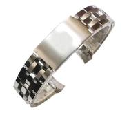 HTHRRFE Uhrenarmband kompatibel mit TISSOT 1853 PRC200 T17 T461 T055 T014 Herren-Faltschließe-Armband aus Edelstahl, Uhrenarmbandkette 19 mm 20 mm(20mm)