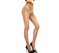 HTRUIYATY Sexy Strumpfhosen Damen Glänzend Feinstrumpfhose Transparent Ouvert Tanzstrumpfhose 8D