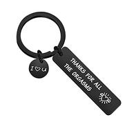 HUAANYA Paar Schlüsselanhänger Geschenke Für Freund Freundin „Thank You All the Orgasms“ Schlüsselanhänger Valentinstagsgeschenke Für Ehemann Ehefrau Edelstahl Schlüsselanhänger
