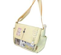 HUAANYA Stilvolle Nylon Umhängetasche Mit Japanischem Schulthema Für Anime Fans Große Schulterkapazität Für Verschiedene Anlässe Jugendliche Designs