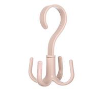 Huairdum Um 360 Grad Drehbarer Taschenaufhänger, Schal-Aufhängeständer, Krawattengürtel-Organizer mit Robustem Fassungsvermögen von 2,7 Kg, Ideal für Schlafzimmer, Schrank und Badezimmer (Beige)
