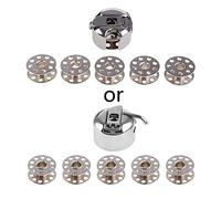 HUAJINGKEJI 5 Stück Nähmaschinen-Spulenkapsel aus Metall für Frontlader-Nähmaschinen, Haushaltsnähen