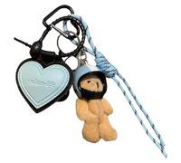 HUAJINGKEJI Leichte Blaue Leder Herz Taschen Verzierungstaschen Anhängerdekoration Für Individualität Die Mode Und Stilbagendekoration Suchen