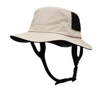 Huakunda Sonnenhut Herren UPF 50+UV Schutz Anglerhut mit Kinnband Faltbar Safarihut Breite Krempe Buschhut für Draussen Reisen (Khaki)