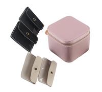 HUANGANG Reisefreundlicher Schmuck-Organizer für Halsketten, Broschen und Ohrringe, Schmuckschatulle für Reisen im Freien