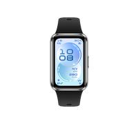 HUAWEI Band 11 mattschwarzes Aluminiumlegierungsgehäuse mit schwarzem Fluorelastomerarmband