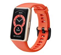 HUAWEI Band 6, 1,47 Zoll FULLVIEW OLED-Display, 96 Trainingsmodi, bis zu 2 Wochen Akkulaufzeit, Proaktives Gesundheits-Monitoring, 5ATM, SpO2-Sensor, Herzfrequenzmessung, Amber Sunrise