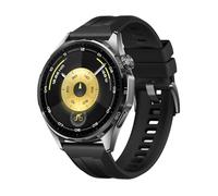 Huawei WATCH GT6 46 mm mit schwarzem Fluorelastomer-Armband