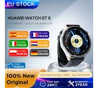 HUAWEI GT 6 46mm Smartwatch GPS 1,47'' AMOLED Touchscreen 100+ Sportmodi Kompatibel mit iOS Android Gesundheitsüberwachung 46mm Black