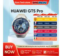 HUAWEI GT5 Pro Uhr Smartwatch 1,53'' HD Bildschirm 315mAh Batterie 24H Gesundheit Monitor BT 5,3 Bluetooth Anruf IP67 GPS für Android iOS 46mm Obsidian Black