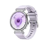 Huawei Watch GT 6 41mm (Konsu-B19FC), Smartwatch silber, violettes Fluorelastomerarmband