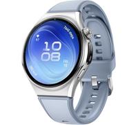 HUAWEI Smartwatch Watch 6 46mm, Stainless Steel Case with EasyCross Blue Fluoroelastomer Strap, eSIM, X-TAP