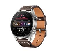 Huawei Watch 3 Pro Klassisches braunes Lederarmband, Fitness Tracker