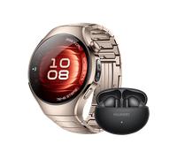HUAWEI Watch 5 42 + Freebuds 6i Smartwatch Titanarmband, 120-190 mm, Dawnlight