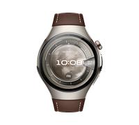 HUAWEI WATCH 5 46mm Gehäuse aus Luft- und Raumfahrt-klassifiziertem Titanium mit dunkelbraunem Kompositarmband