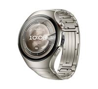 HUAWEI Watch 5 Smartwatch, X-TAP-Technologie, SpO2 an der Fingerspitze, Health Glance, EKG, HRV, eSIM, Zwei Akkumodi, Bis zu 11 Tage Akkulaufzeit, Kompatibel mit Android & iOS, 46mm, Titanium