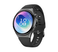 HUAWEI Watch 6 Smartwatches Edelstahl Fluoroelastomer-Armband, 120-190 mm, Schwarz