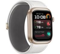 Huawei Watch D2 (Luca-B10L), Smartwatch gold, weißes Lederarmband