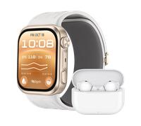HUAWEI Watch D3 + FreeBuds SE 4 Blutdruck Smartwatches Kunstlederarmband, 130-210 mm, White