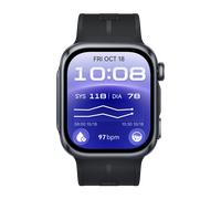 HUAWEI WATCH D3, schwarzes Gehäuse aus Aluminiumlegierung, schwarzes HNBR-Armband